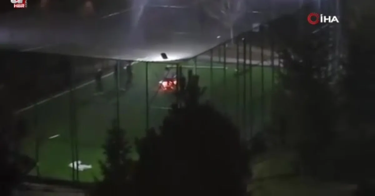 Parkta drift keyfi pahalıya patladı