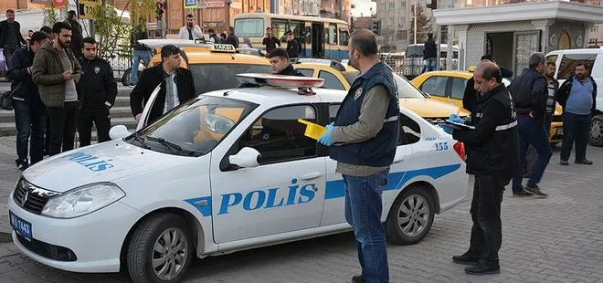 Malatya’da polis aracına saldırı