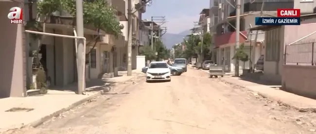 İzmir Gaziemir’de yollar köstebek yuvasına döndü! Yollar neden yapılmıyor?