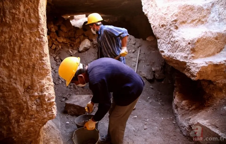 Diyarbakır'da bin 700 yıllık yeraltı tapınağı 22