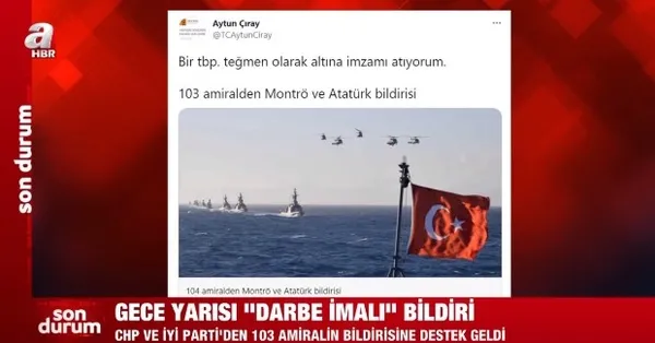 Muhalefetten darbe imalı bildiriye destek! CHP ve İYİ Parti’den darbe skandalı