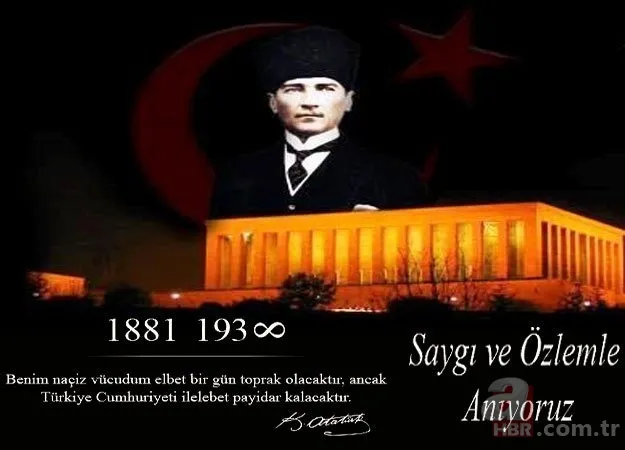10 Kasım en güzel Atatürk resimleri! 10 Kasım farklı, değişik, en yeni yazılı Atatürk fotoğrafları! 3