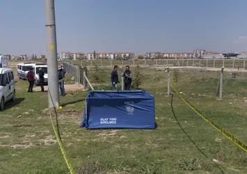 Aksaray'da yanmış erkek cesedi bulundu