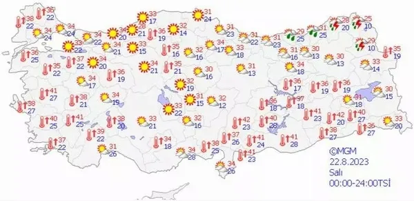 1692693350952.jpg Meteoroloji alarm verdi: Kavurucu sıcaklar geri dönüyor! İstanbul ve birçok ile “dışarı çıkmayın” uyarısı - 3