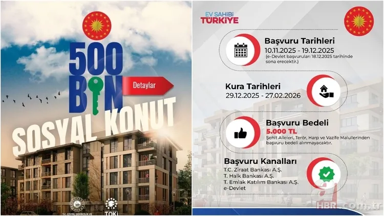 TOKİ başvuru sonuçları ne zaman açıklanacak? TOKİ 500 bin konut kura takvimi belli mi, hangi tarihlerde? 2