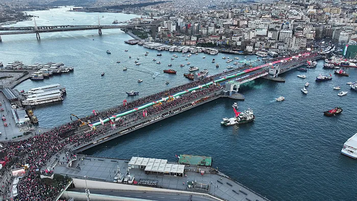 Bilal Erdoğan'dan Galata'da dünyaya Gazze mesajı: Boykotla zulmün normalleşmesine dur diyeceğiz - 5