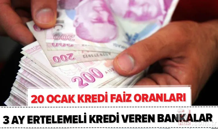 Kredi çekeceklere müjde: 3 ay erteleme fırsatı! Vakıfbank, TEB, ING, İş Bankası ihtiyaç kredisi faiz oranları... 1