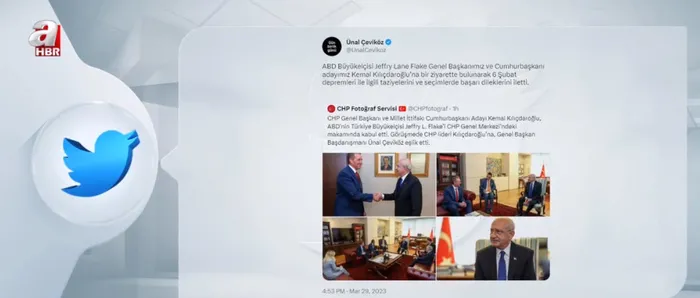 Kemal Kılıçdaroğlu ABD Büyükelçisi Jeffry Flake ile ne görüştü? Perde arkasını A Haber’de anlattı: Biden’ın bastığı düğmeyle harekete geçen çark...