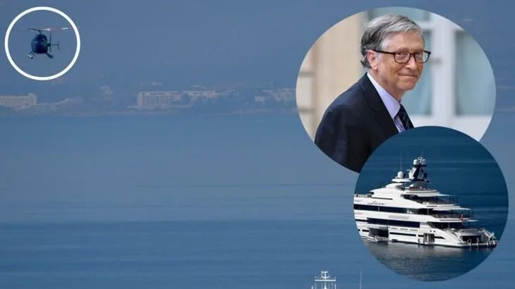 Bill Gates lüks yatıyla Türkiye’ye geldi: Efes Antik Kenti’ni gezdi! Tanınmamak için böyle önlem aldı