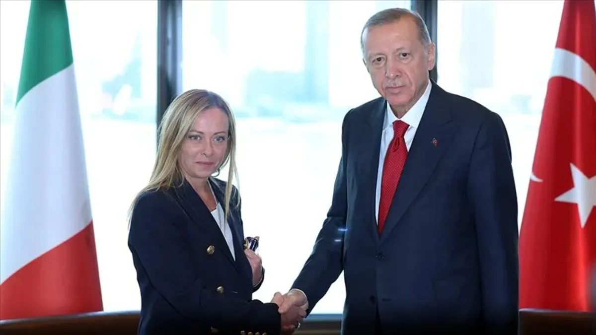 Başkan Erdoğan İtalya Başbakanı Giorgia Meloni ile görüştü