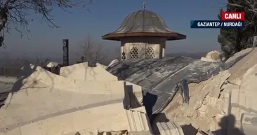 Depremde Gaziantep ve Hatay’da tarihi yapılar zarar gördü | A Haber yıkımı yerinde görüntüledi