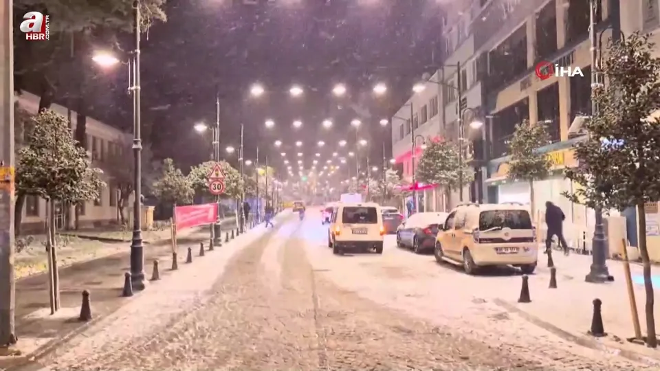 Silivri’de kar tekrar etkisini gösterdi!