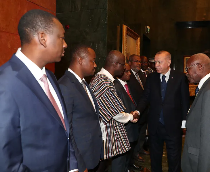 Başkan Erdoğan Burkina Faso Devlet Başkanı Kabore'yi karşıladı