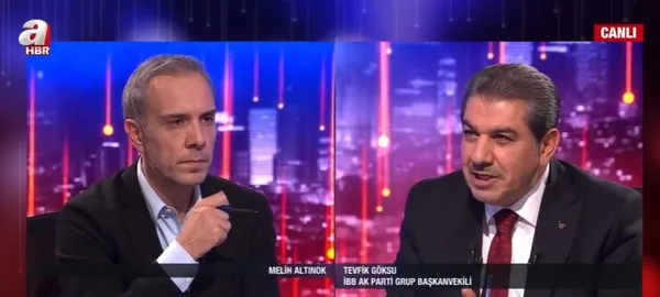 Mehmet Tevfik Göksu’dan A Haber’de İmamoğlu’na engelleniyoruz göndermesi! Rakamlarla yanıt verip yalan söylüyor dedi