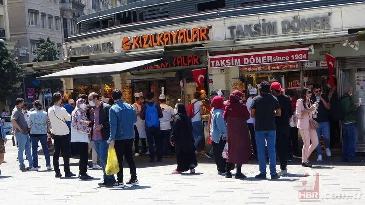 Kontrollü normalleşmenin ilk günü! İstiklal Caddesi’nde dikkat çeken yoğunluk