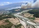 Muğlada başlayan yangın Antalyaya sıçradı!