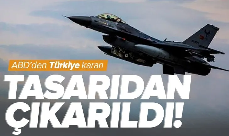 ABD’den F-16 adımı! Türkiye’ye satışı koşullara bağlayan maddeler çıkarıldı