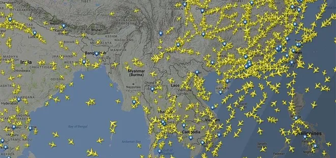 Myanmar’da 105 kişiyi taşıyan askeri uçak düştü