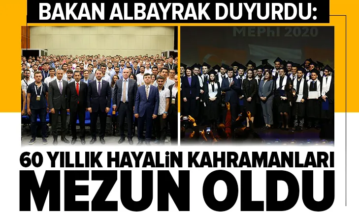 Hazine ve Maliye Bakanı Berat Albayrak: Türkiyenin 60 yıllık nükleer enerji hayalinin gerçek kahramanları mezun oldu