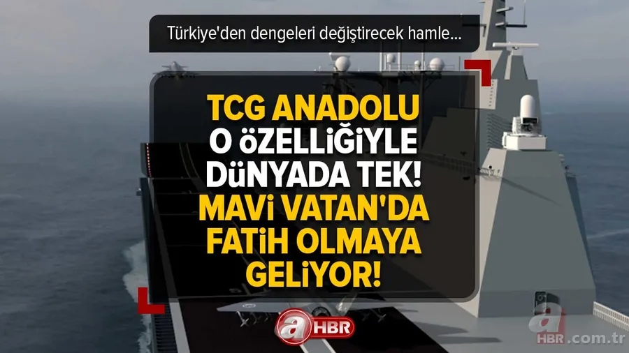 TCG Anadolu o özelliğiyle dünyada tek! Türkiye'den dengeleri değiştirecek hamle... Mavi Vatan'da fatih olmaya geliyor! 1