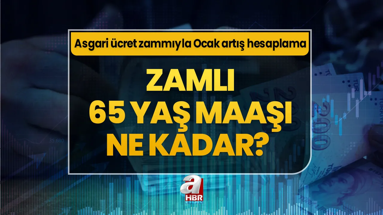 2024 Yaşlılık maaşı kaç TL artacak? ZAMLI 65 yaş aylığı ne kadar? Asgari ücret zammıyla Ocak artış hesaplama