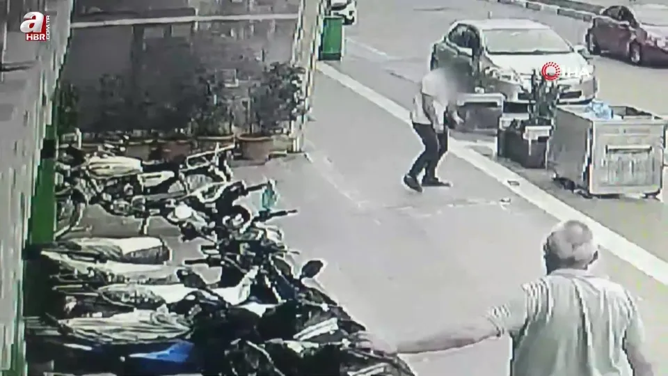 Çöp konteynerine böyle çarptı! Kimse ikna edemedi