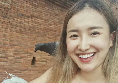 Makyajla kendini Mona Lisa'ya benzetti