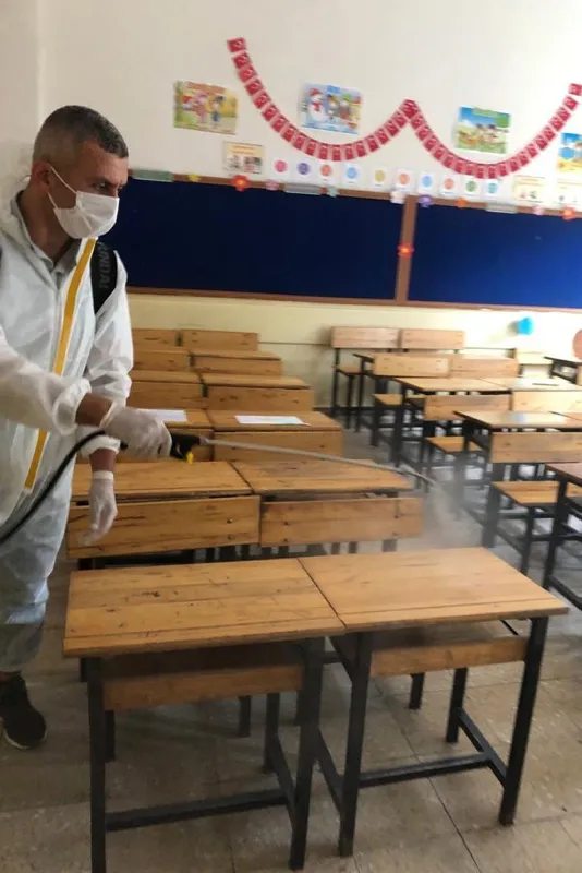 Son dakika: Yüz yüze eğitim pazartesi günü başlıyor! Okullarda hazırlıklar tamamlandı - 5