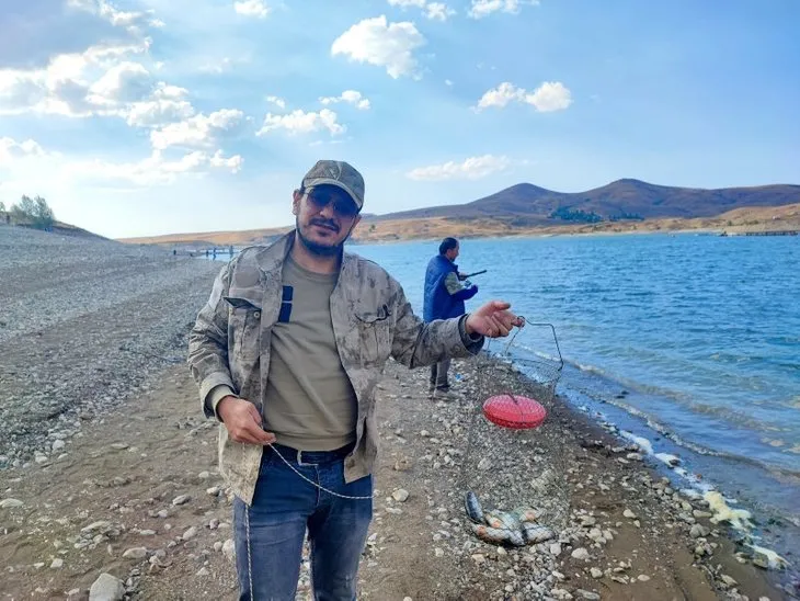 Denize sınırı olmayan Sivas’ta amatör balıkçılar baraja koştu