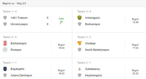 Ziraat Türkiye Kupası maçları ne zaman? ZTK maçları fikstürü...