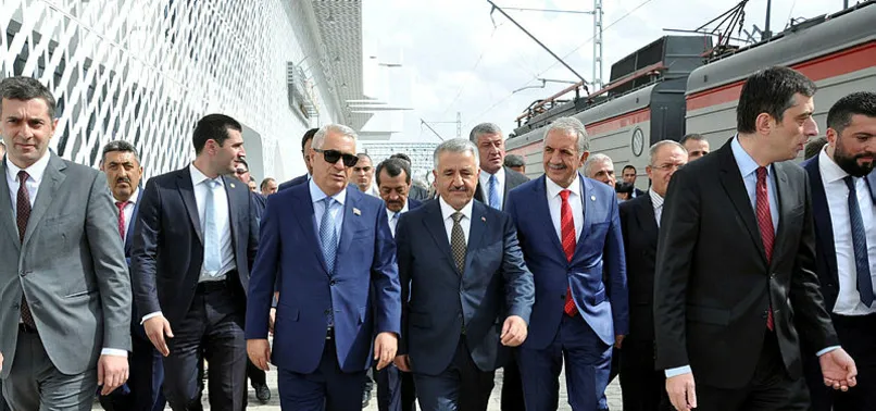 Bakü-Tiflis-Kars Demiryolu'nda test sürüşü