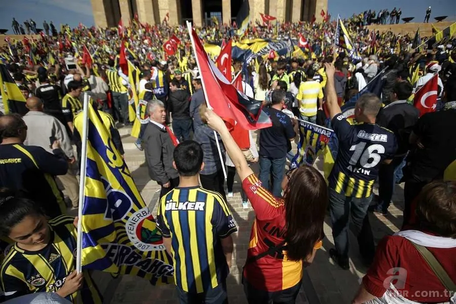 Fenerbahçeliler Anıtkabir'e yürüdü 5