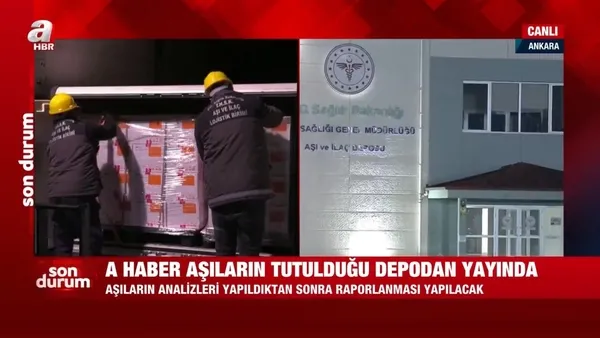 A Haber Çin'den Türkiye'ye getirilen aşıların bulunduğu depoyu görüntüledi | Peki süreç nasıl işleyecek? - 1