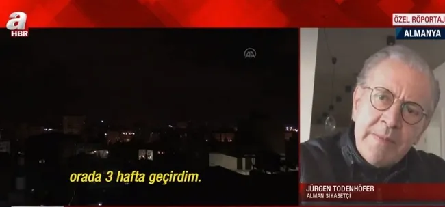 Eski milletvekili Jürgen Todenhöfer A Haber’de! İsrail’e tepki gösterdi