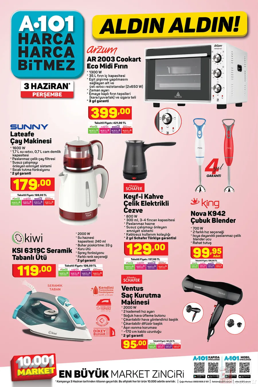 A101'de her cebe uyan indirim! 29 Mayıs A101 aktüel ürünler kataloğunda indirim fırtınası! İşte o liste... 17
