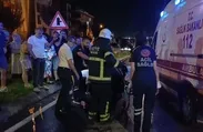 Tekirdağ'da otomobilin yayalara çarptı