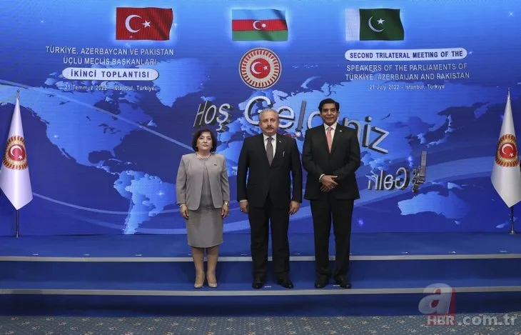 Türkiye Azerbaycan ve Pakistan meclis başkanları İstanbul Beyannamesi’ni imzaladı