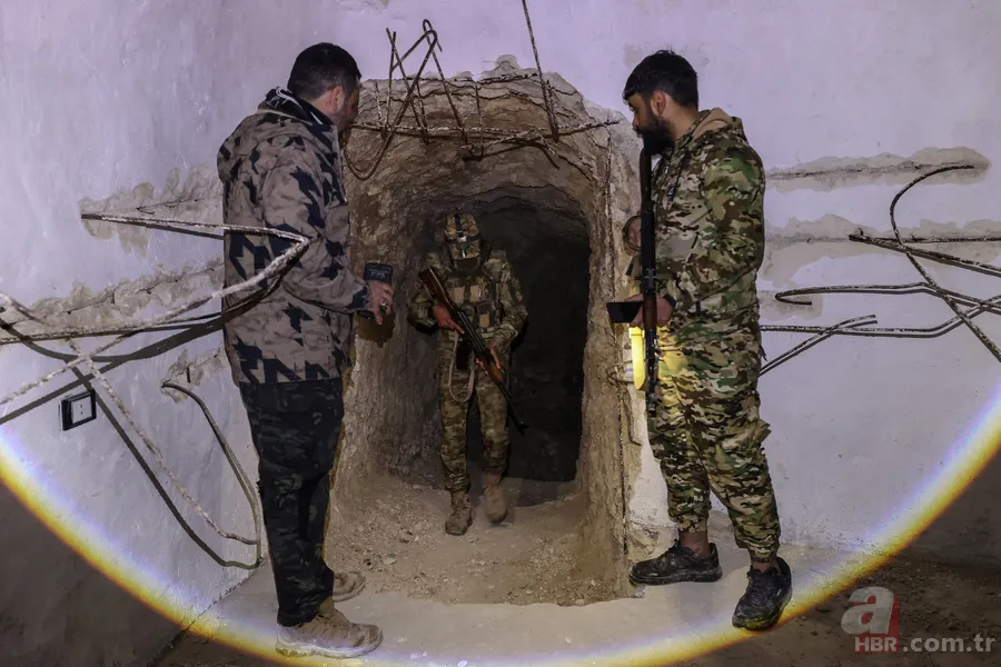 Suriye’de YPG'nin tünel ağı ortaya çıktı: Evlerin altından cephanelik, hastane ve gizli geçitler 12
