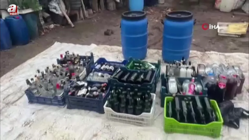 Jandarmadan kaçak alkol operasyonu