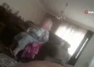 Yaşlı kadının yardım çığlıkları kameraya yansıdı