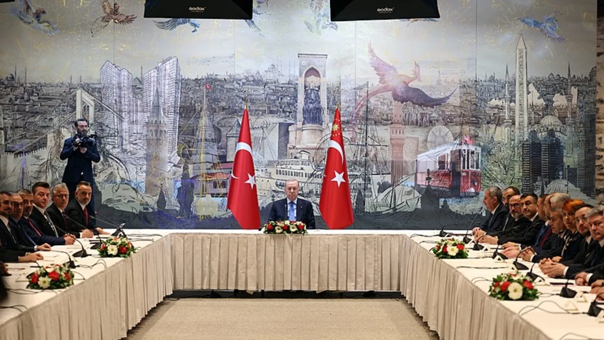 Başkan Erdoğan ASKON Yönetim Kurulu üyelerini Dolmabahçe Çalışma Ofisi'nde kabul etti