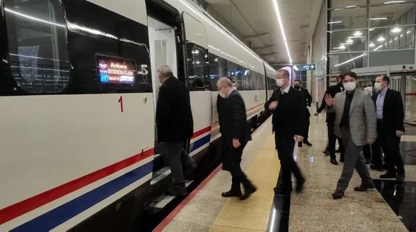 Son dakika: Ankara-Sivas YHT hattının performans testlerini yapacak tren yola çıktı