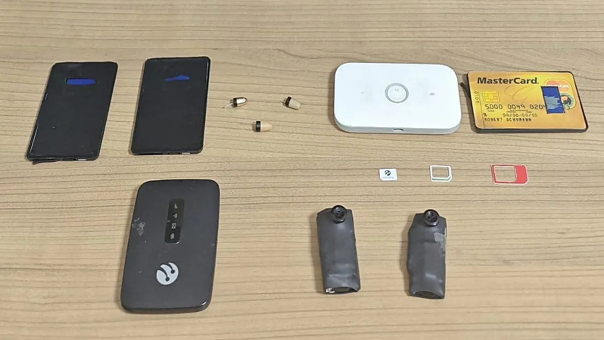 Ehliye sınavında usulsüzlük yapan 3 şüpheli yakalandı