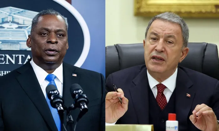 Türkiye ile ABD arasında kritik görüşme! Milli Savunma Bakanı Hulusi Akar James Austin ile görüştü - 1