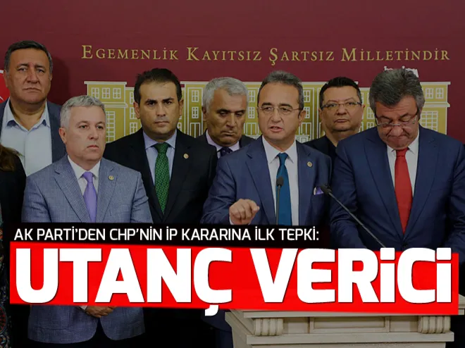 AK Partiden CHPdeki istifalarla ilgili ilk tepki