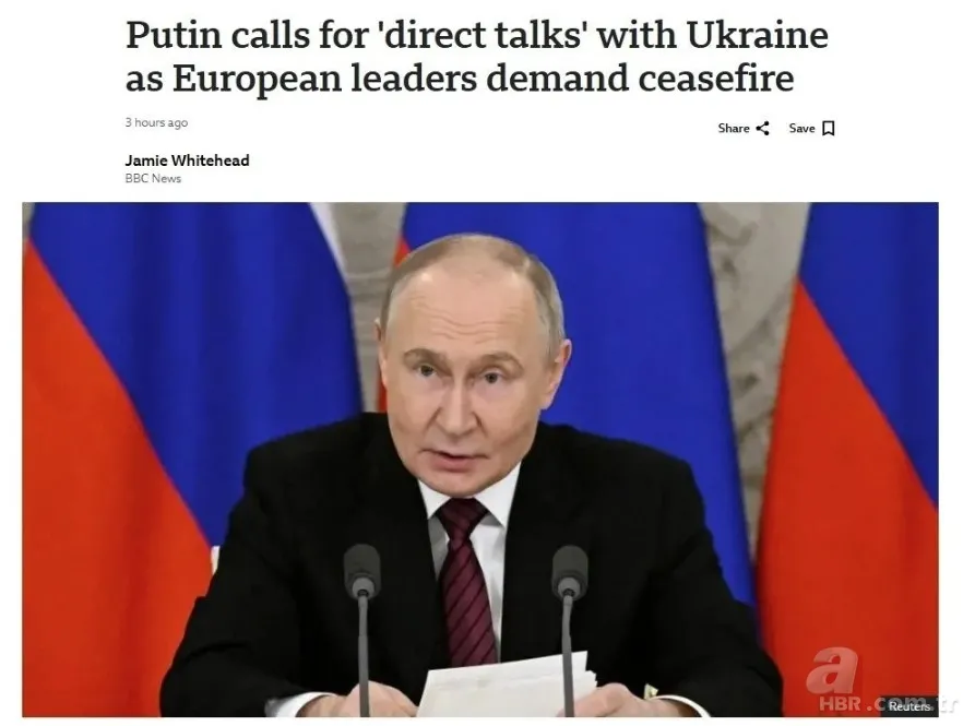 Putin’in İstanbul çağrısı dünya basınında: Müzakere önerisi manşetlerde 4