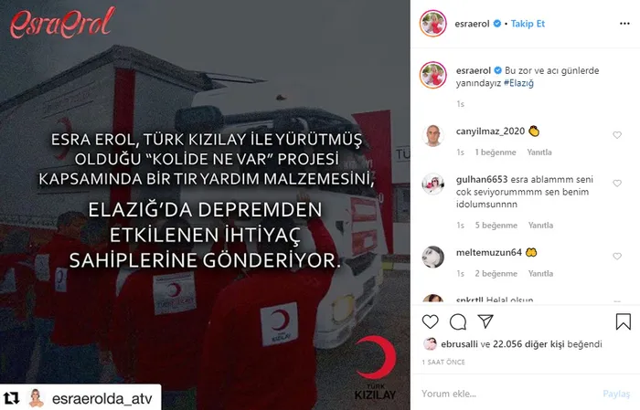 Esra Erol depremzedelerin yardımına koştu - 1