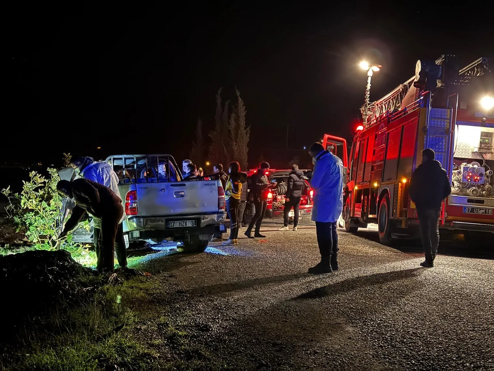 Antalya'da araçta yanmış ceset bulundu: Soruşturma başlatıldı