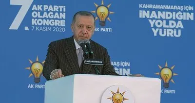 Son dakika: Başkan Erdoğan'dan AK Parti Kahramanmaraş 7. Olağan İl Kongresi'nde önemli açıklamalar