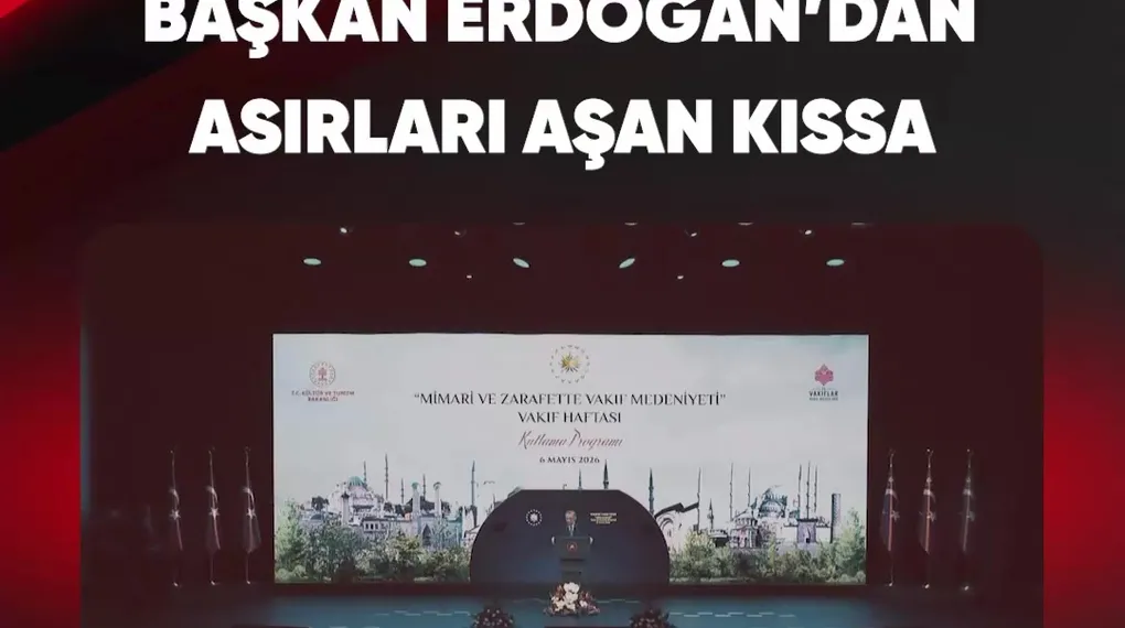 BAŞKAN ERDOĞAN'DAN ASIRLARI AŞAN KISSA